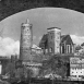 Blick auf Wasserkunst und Michaeliskirche 1950